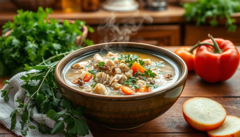 chicken and wild rice soup