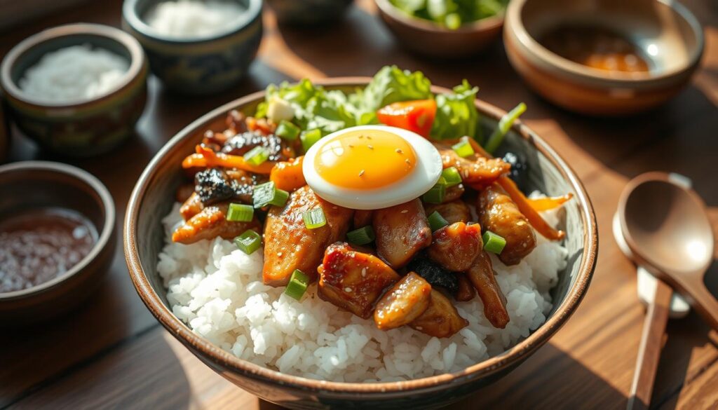 donburi rice bowls